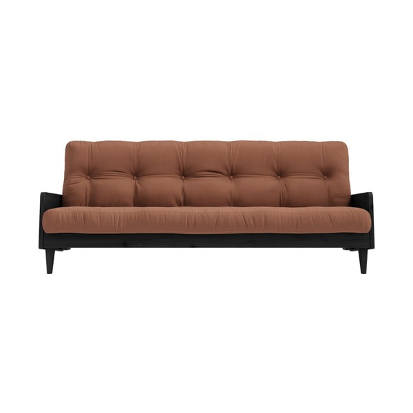 Sulankstoma sofa Karup Design Indie Black/Clay Brown