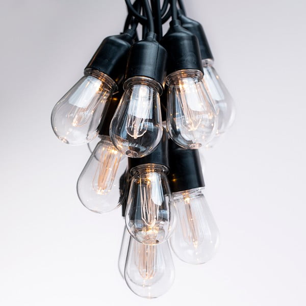 LED lempučių girlianda DecoKing Bulb, 10 lempučių, 8 m ilgio