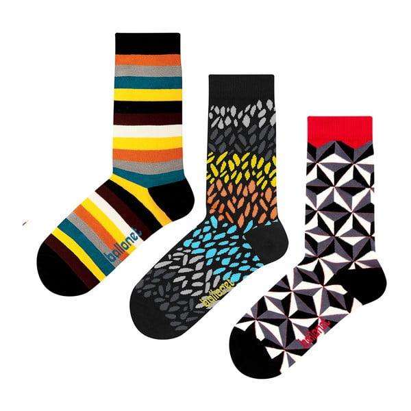 3 porų kojinių rinkinys Ballonet Socks Autumn dovanų dėžutėje, 36-40 dydis