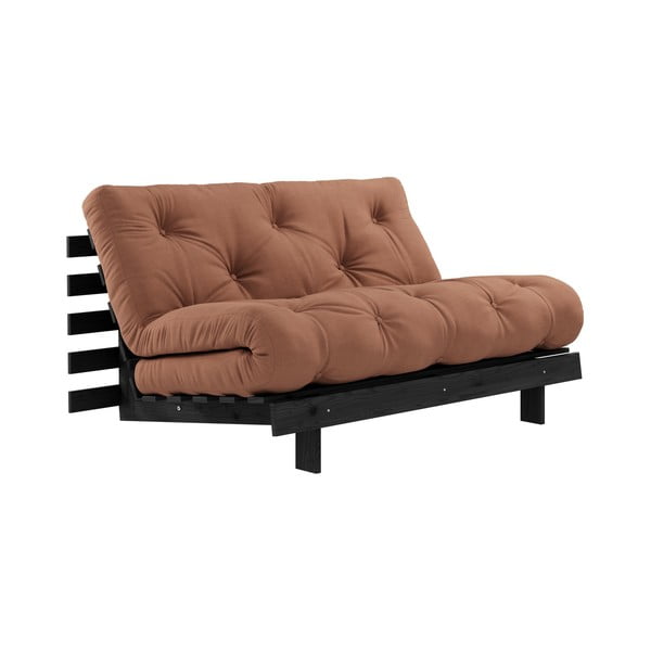 Sulankstoma sofa Karup Design Roots Black/Clay Brown