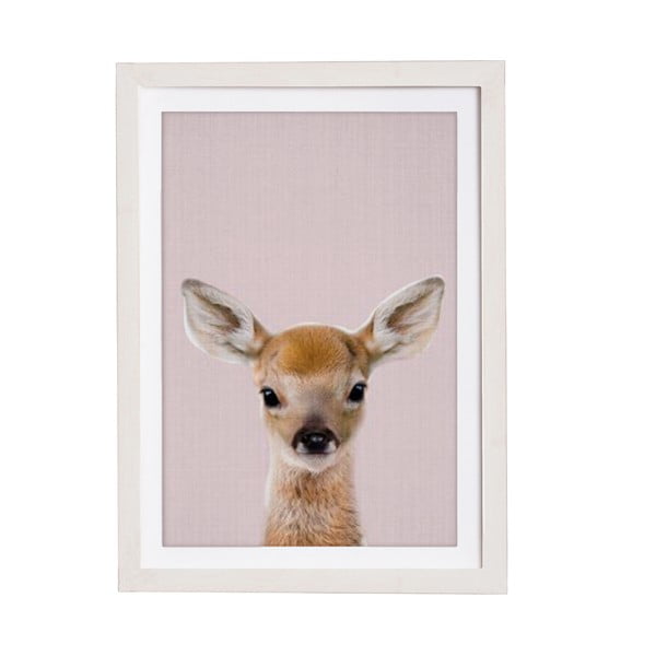 Paveikslas rėmuose Querido Bestiario Baby Deer, 30 x 40 cm