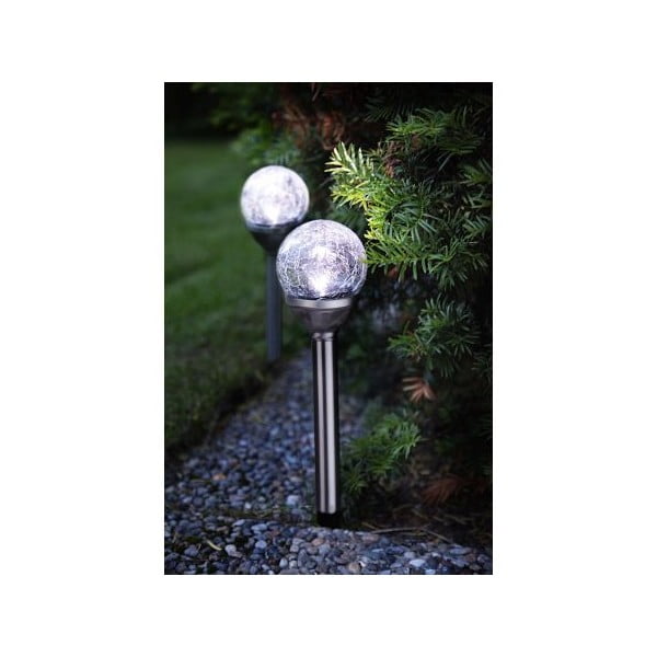 2 sodo šviestuvų rinkinys Star Trading Balls, aukštis 26,5 cm