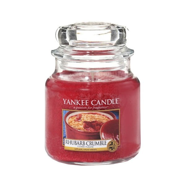 Kvapnioji žvakė Yankee Candle Rhubarb Crumble, degimo trukmė 65 - 90 valandų