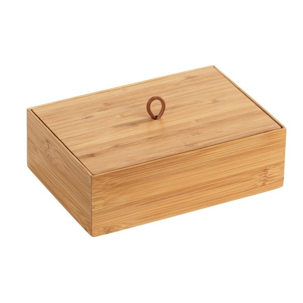 Bambukinė dėžutė su dangteliu Wenko Terra, plotis 22 cm