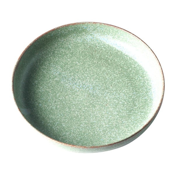 Žalia keramikinė desertinė lėkštė MIJ Fade, ø 20 cm