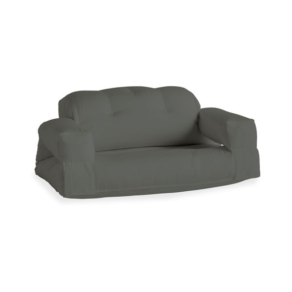 Tamsiai pilka lauko sofa-lova Karup Design OUT™ Hippo Dark Grey