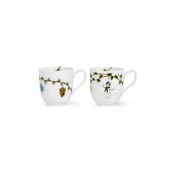 2 kalėdinių porcelianinių puodelių rinkinys Kähler Design, 330 ml