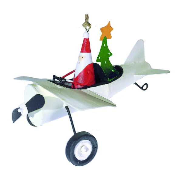 Kalėdinė pakabinama dekoracija G-Bork Santa in Airplane
