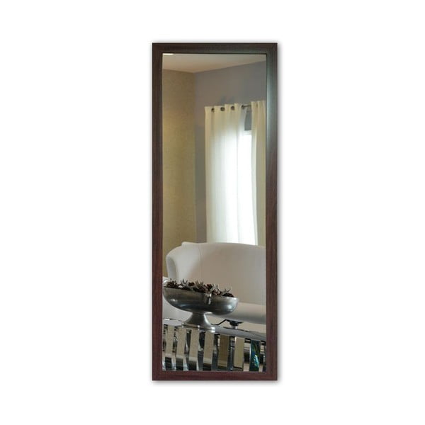 Sieninis veidrodis su rudu rėmu Oyo Concept, 40 x 105 cm