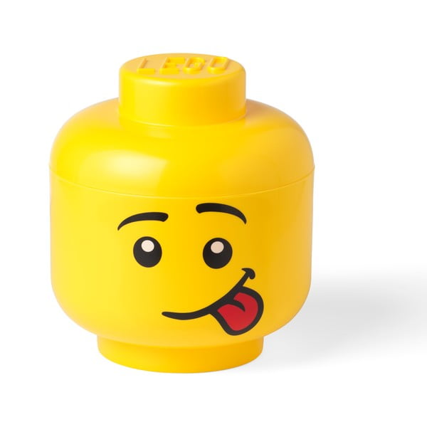 Geltonos spalvos daiktų saugojimo dėžutė LEGO® Silly L