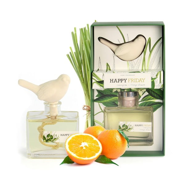 Difuzorius su citrinžolių kvapu HF Living Fragrance, 100 ml