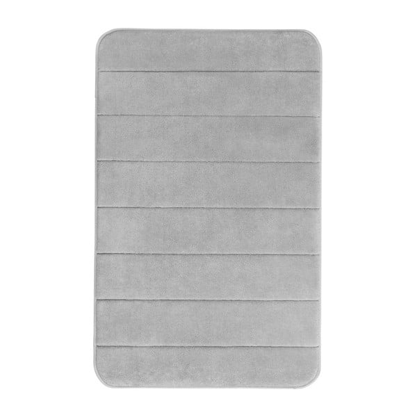 Šviesiai pilkas atminties putų vonios kilimėlis Wenko, 80 x 50 cm