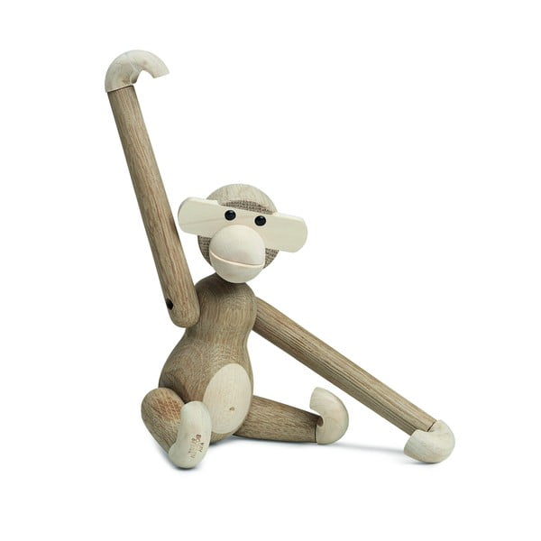 Statulėlė iš medienos masyvo Bojesen Denmark Monkey Solid