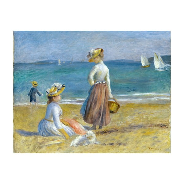 Auguste Renoir reprodukcija Figures on the Beach, 50 x 40 cm