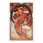 Paveikslo reprodukcija Alfons Mucha Dance, 40 x 60 cm
