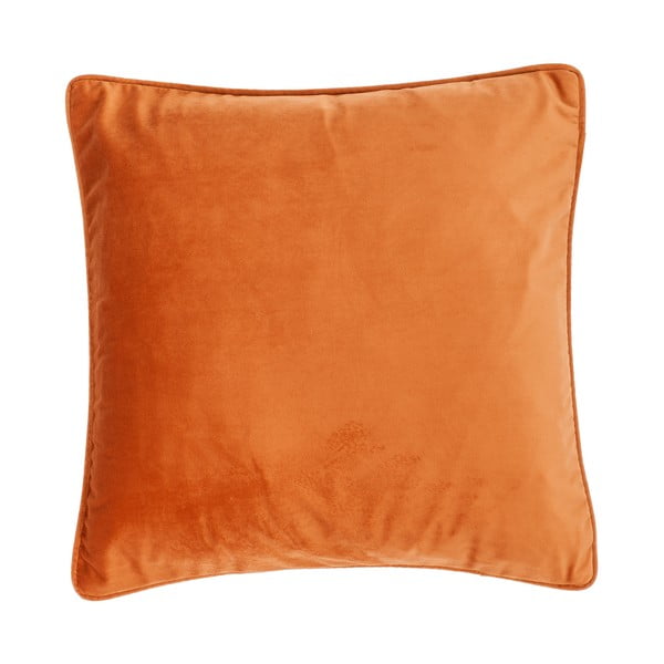 Tamsiai oranžinė pagalvėlė Tiseco Home Studio Velvety, 45 x 45 cm
