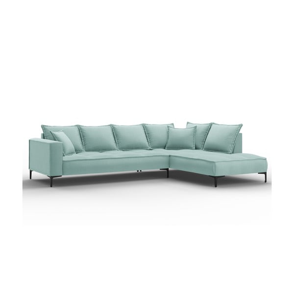 Turkio spalvos kampinė sofa Interieurs 86 Zelda, dešinioji kampinė