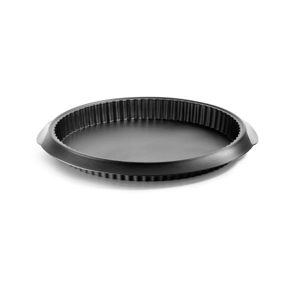 Lékué juodos spalvos silikoninė forma quiche, ⌀ 28 cm