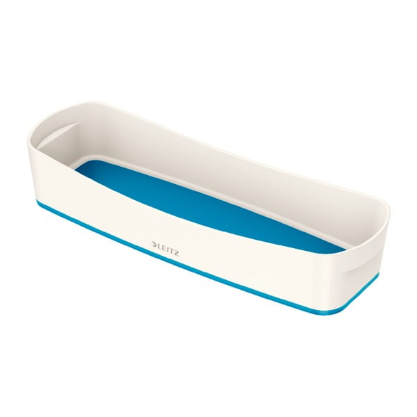 Baltos ir mėlynos spalvos Leitz MyBox stalo dėklas, 31 cm ilgio