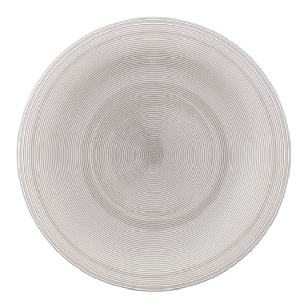 Baltai pilka porcelianinė lėkštė Villeroy & Boch Like Color Loop, ø 28,5 cm