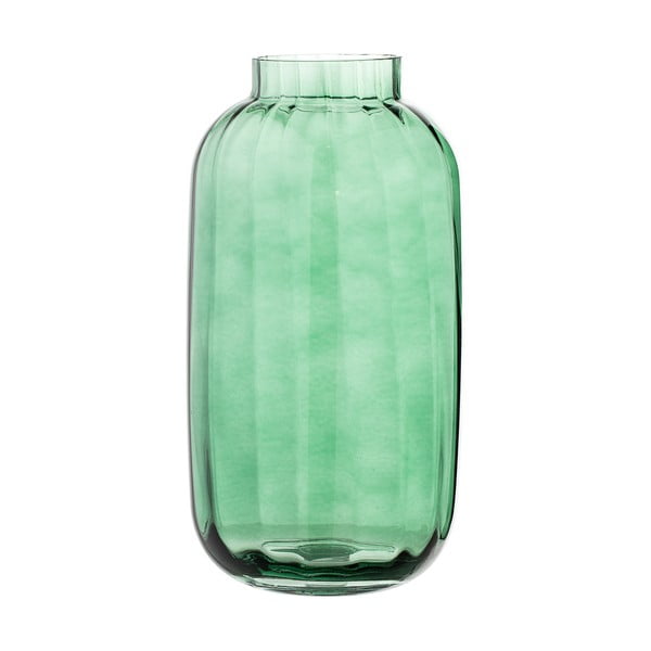 Žalia stiklinė vaza Bloomingville Amy