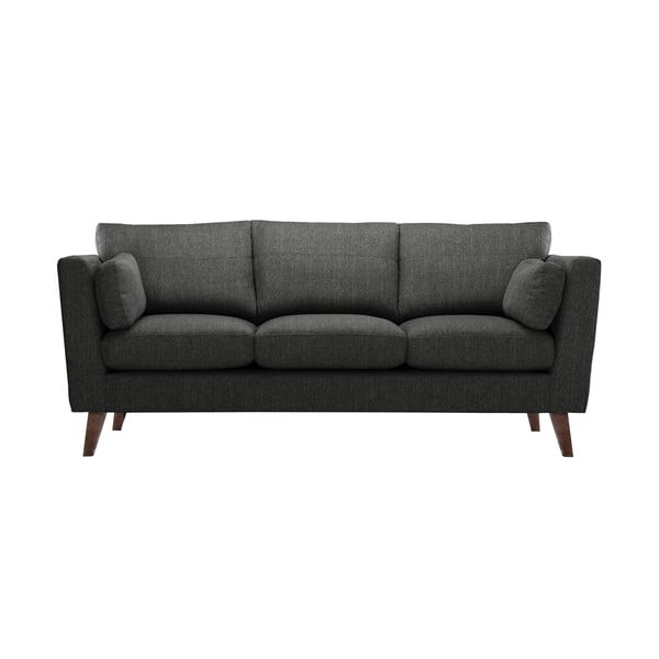 Antracito pilkos spalvos sofa Jalouse Maison Elisa, 207 cm