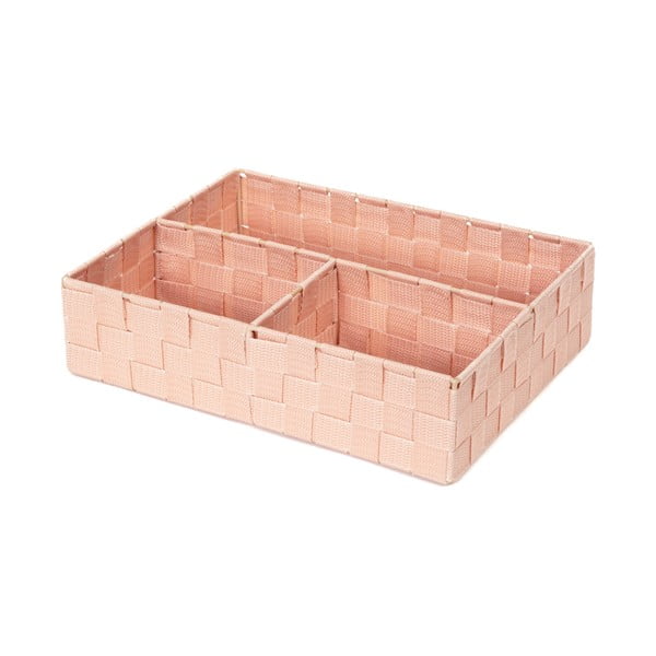 Rožinė 3 skyrių daiktų dėžutė Compactor Stan, 32 x 25 cm