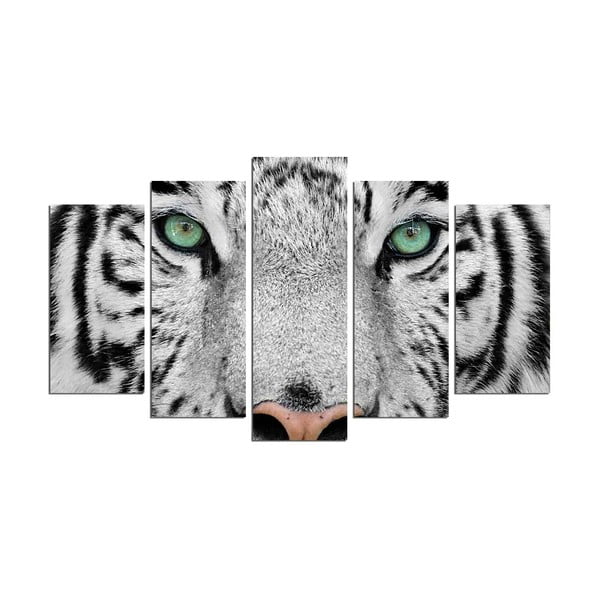 Kelių dalių paveikslas Snow Tiger