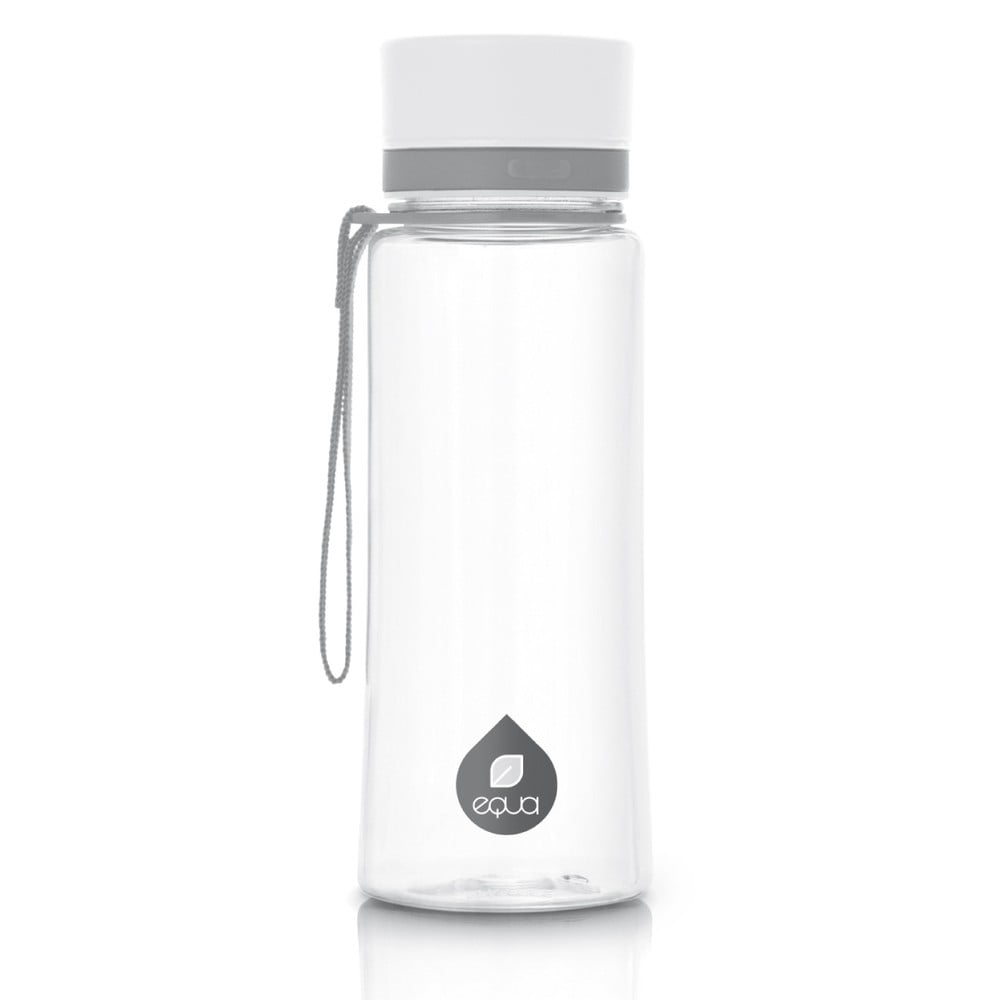 Plastikinis vandens butelis Equa White, 0,6 l