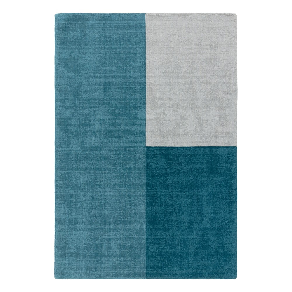 Mėlynas kilimas Asiatic Carpets Blox, 200 x 300 cm
