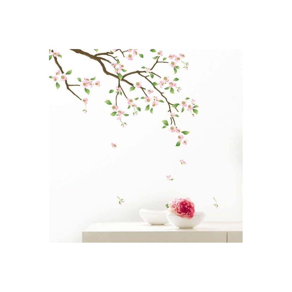 Sienų lipdukų rinkinys Ambiance Cherry Clossom Tree