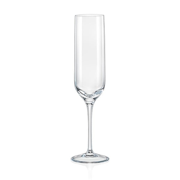 6 šampano taurių rinkinys Crystalex Uma, 200 ml