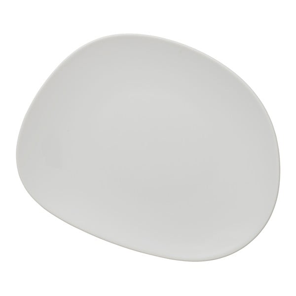 Balta porcelianinė desertinė lėkštė Villeroy & Boch Like Organic, 21 cm