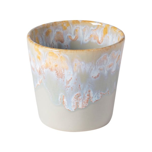 Baltos ir smėlio spalvos akmens masės espreso puodelis Costa Nova, 200 ml
