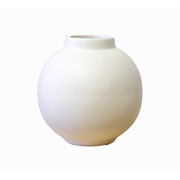 Balta keramikinė vaza Rulina Topik