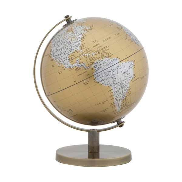 Aukso ir sidabro stalo papuošalas Mauro Ferretti Globe, aukštis 28 cm