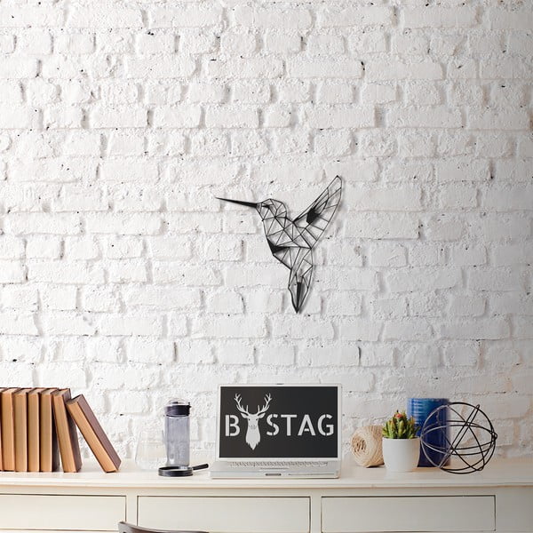 Metalinė sieninė dekoracija Hummingbird, 49 x 43 cm