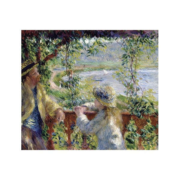 Auguste Renoir reprodukcija By the Water, 50 x 45 cm