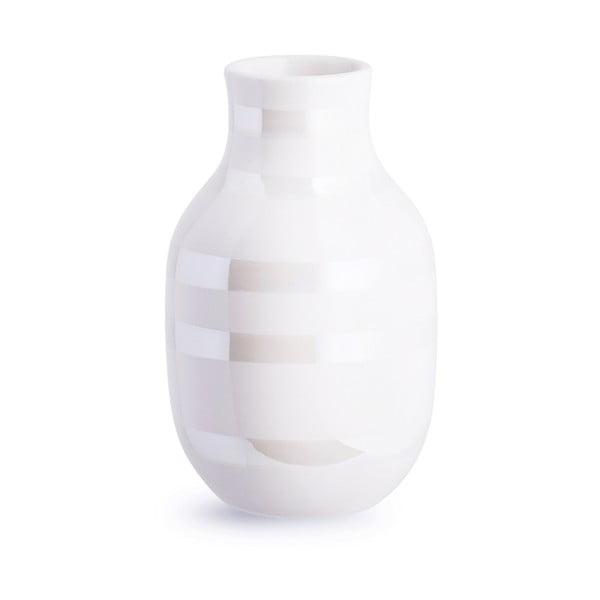 Balta keraminė vaza Kähler Design Omaggio, aukštis 12,5 cm