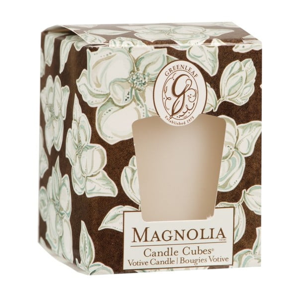 Magnolijų kvapo žvakė Greenleaf Magnolia, degimo trukmė 15 valandų