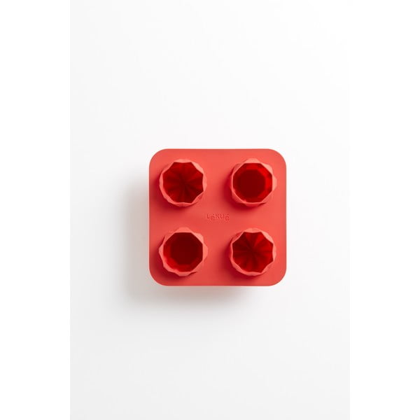 Raudona silikoninė kepimo forma Lékué Fortune Origami