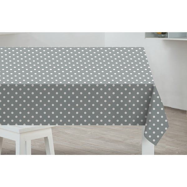 Staltiesė Sabichi Grey Dots, 178 x 132 cm