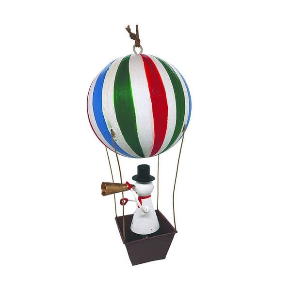 Pakabinama kalėdinė dekoracija Snowman in Airballoon - G-Bork