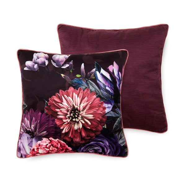 Violetinė dekoratyvinė pagalvė Descanso Bloomie, 50 x 50 cm