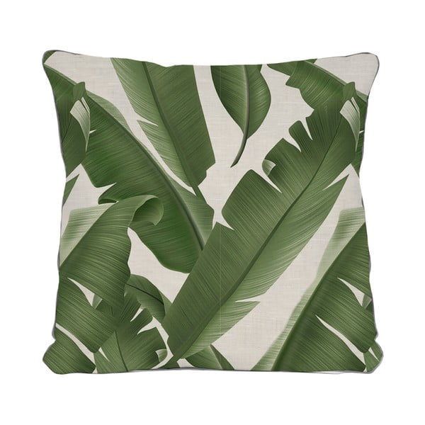 Pagalvė su palmių lapų motyvu Linas Couture Palmės, 45 x 45 cm