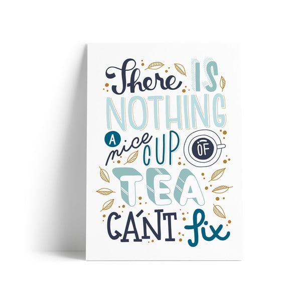 Plakatas Printintin A Nice Cup of Tea, A4 formato