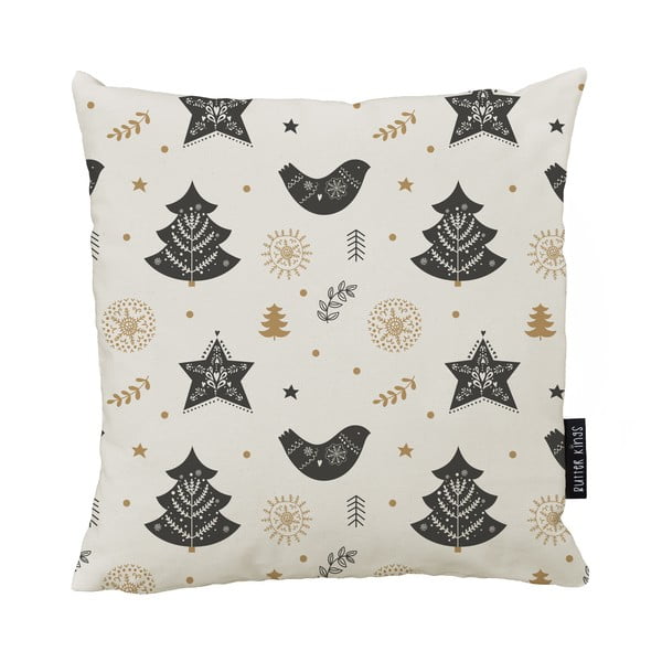 Kalėdinė pagalvė su medvilniniu užvalkalu Butter Kings Ornaments, 45 x 45 cm