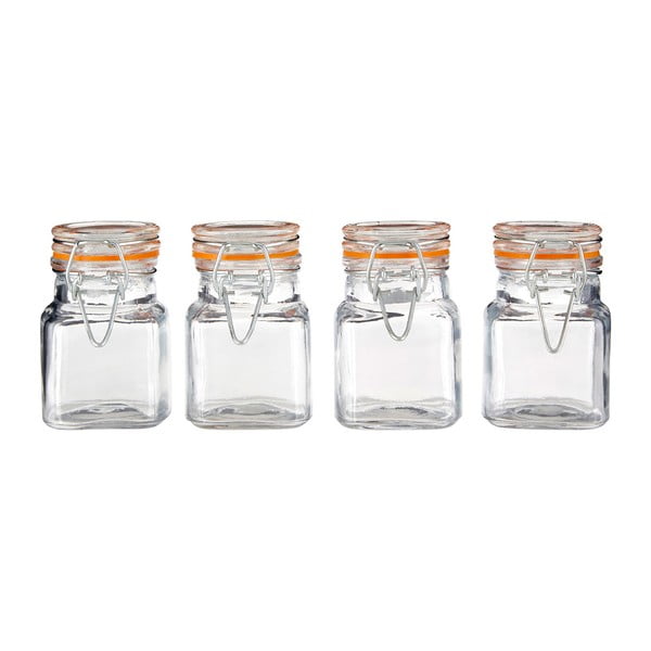 4 stiklinių indų prieskoniams rinkinys Premier Housewares, 90 ml