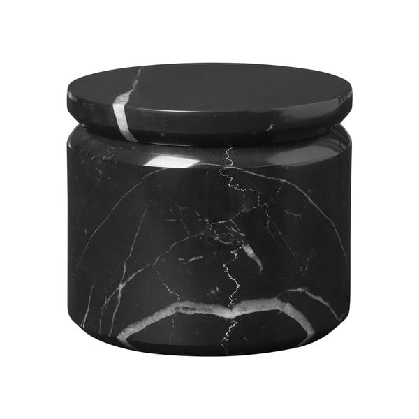 Juodojo marmuro laikymo dėžutė Blomus Marble, ø 9 cm
