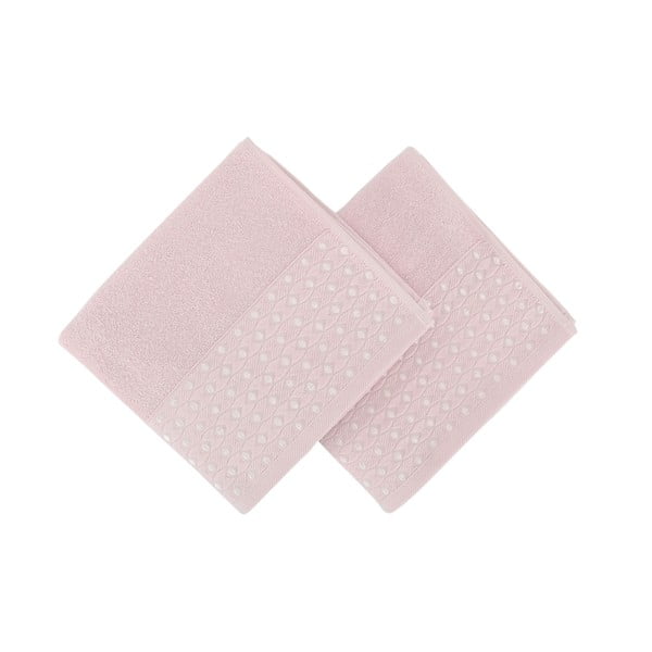 2 rožinių rankšluosčių rinkinys Ulla